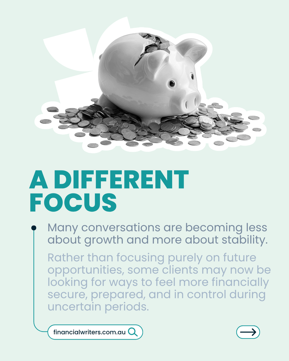 financelibrary's tweet image. Money conversations are shifting. 💸

As financial pressure grows, many clients may be focusing less on growth and more on stability, flexibility, and financial confidence. 🤹

Learn more in our latest blog: bit.ly/3OTn1qM 

#FinancialProfessionals #FinancialWellbeing