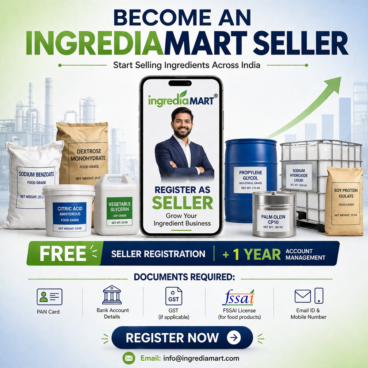 IngrediaM99254's tweet image. Grow your ingredient business with #IngrediaMart 🚀
Sell across India &amp;amp; connect with real buyers 🇮🇳
✅ Free Registration
✅ 1 Year Support

Start today 👉ingrediamart.com
#B2B #StartupIndia #FoodBusiness #Entrepreneur