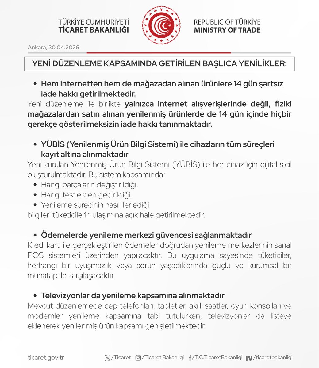 T.C. Ticaret Bakanlığı tweet media