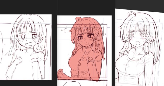 体調悪い所から良くなっていったのが絵の解像度に出てるかも 