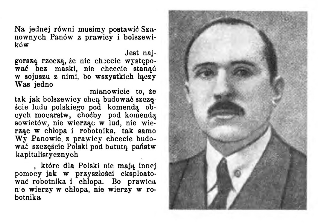 P_P_o_P_W's tweet photo. 30 kwietnia 1950 roku, w niewyjaśnionych do dziś okolicznościach, w ubeckim więzieniu w Rawiczu zmarł Kazimierz Pużak (ur. 1883), wieloletni sekretarz generalny PPS.

Na załączonym obrazku fragmenty sejmowego wystąpienia Pużaka z marca 1919 roku. https://t.co/aya7dCtBSo