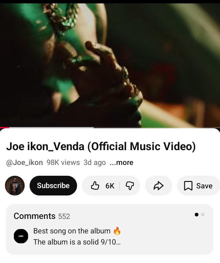 Canalmw98's tweet photo. Let's hit 100k views on YouTube
Chi Nyimbo ndi cha bwino ichi mukudziwa kale Atate zopala sapanga nawo
Venda - out now π
https://t.co/nGcqXHtxLe
#AtateEp
#Venda https://t.co/FZlVyP7dzB