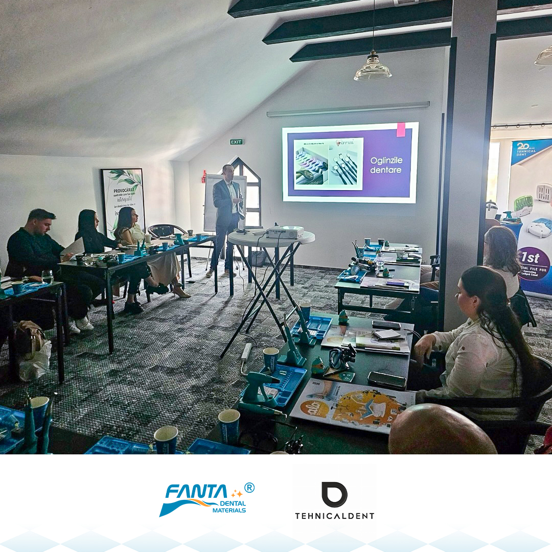 Tehnical Dent presents the Romania Endodontics Workshop—unlocking efficient practical scenarios! 🔥

Embarked on an immersive course with Dr. Marian Fănică, deeply practicing FANTA DENTAL’s innovative products.

#Fantadental #EndoWorkshop #HandsOnEndo #NiTiFile