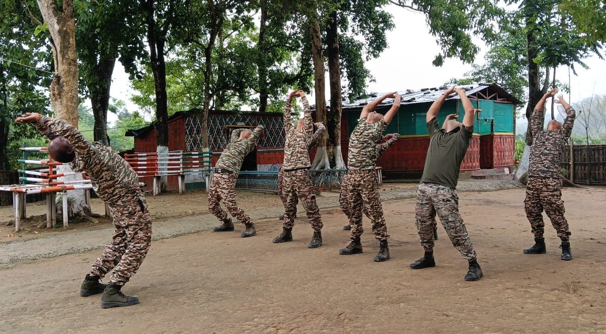 156Bn's tweet photo. "Actively engage in physical training to improve endurance, strength, and flexibility—ensuring fitness, discipline, and maintaining an ideal BMI for overall operational readiness." https://t.co/cEX4hFekcz