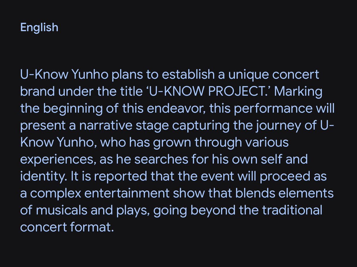 “ […] the event will proceed as a complex entertainment show that blends elements of musicals and plays, going beyond the traditional concert format.”

Woahh I’m curious!! 😍😍😍