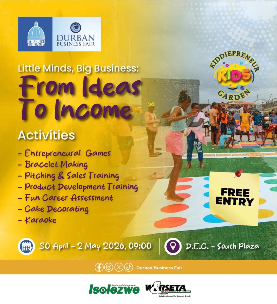 iamCollenZondo's tweet image. Day 2 | @DBNBusinessFair it’s free please do join us !!!

#BuyLocal
#Supportlocal
#DBF28