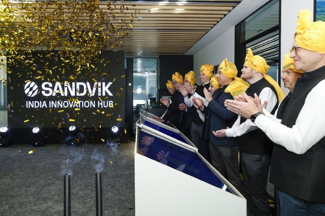 NaFaUpSpo's tweet image. #SandvikGroup has inaugurated its India Innovation Hub in #Pune,strengthening its innovation footprint in India
This brings together Sandvik’s business units, s/w teams &amp;amp; AI &amp;amp; digital innovation functions under one roof—powering the next gen of intelligent #manufacturing sols