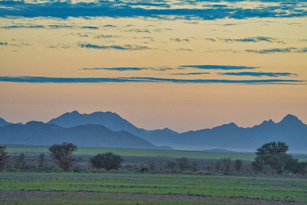 GondwanaLodges's tweet photo. Two sides of southern Namibia right now. ๐ณ๐ฆ Fire at dusk. Green at dawn. This is why you drive south. April 2026 #Namibia #VisitNamibia #LandscapePhotography #TravelPhotography https://t.co/0jgtx1Jwc7