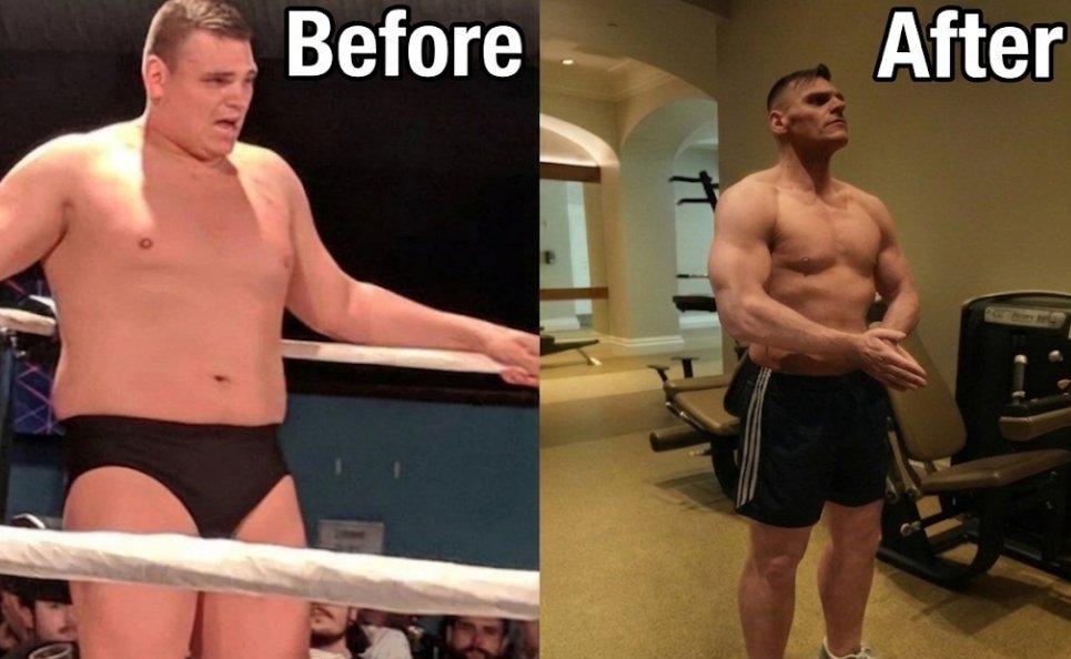 abdoufall92's tweet image. Nothing is impossible with strong determination. Gunther's transformation is proof of that.

#Gunther #WWE #Wrestling