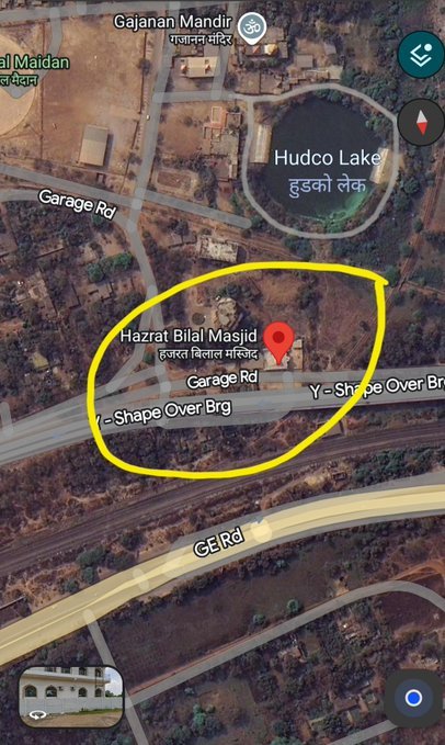 GrigorySho7407's tweet image. @ChhattisgarhCMO
 
@PoliceDurg
 
@DurgPoliceCG
 
@durgpolice

Country #India 
City #Bhilai #Durg

Illegal Land jihad in Bhilai Durg named as Hazrat Bilal masjid didntn't exist 5 years back 

Near Y shaped bridge 

Kindly take action and free the land 

maps.app.goo.gl/yTpaU1bUmTrmAy…