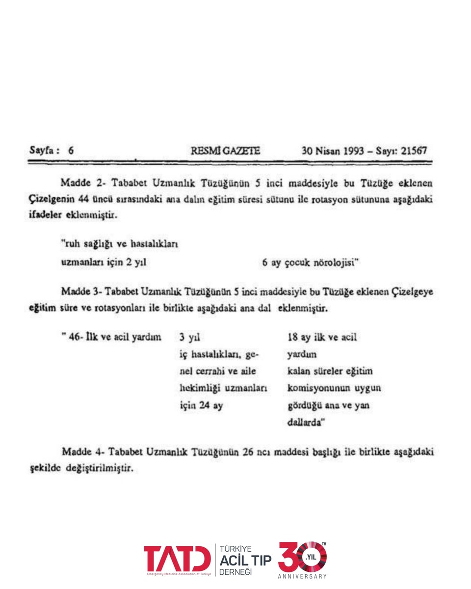 Türkiye Acil Tıp Derneği - TATD (EMAT) tweet media