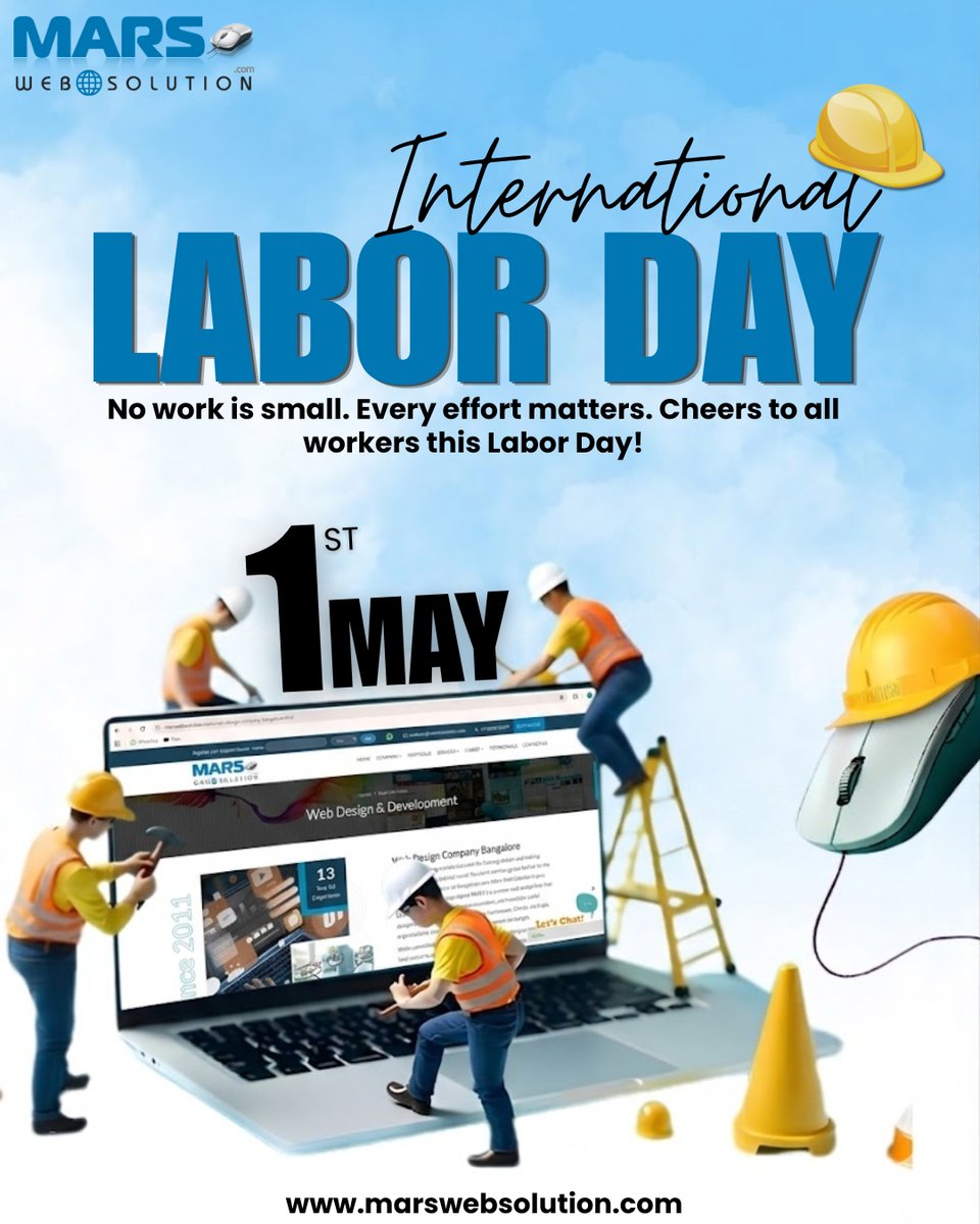 Mars_Web's tweet photo. This International Labor Day, we celebrate the dedication, creativity, and hard work that power innovation and progress across every industry.

#InternationalLabourDay #LaborDay2026 https://t.co/1Hq6F5QG6i
