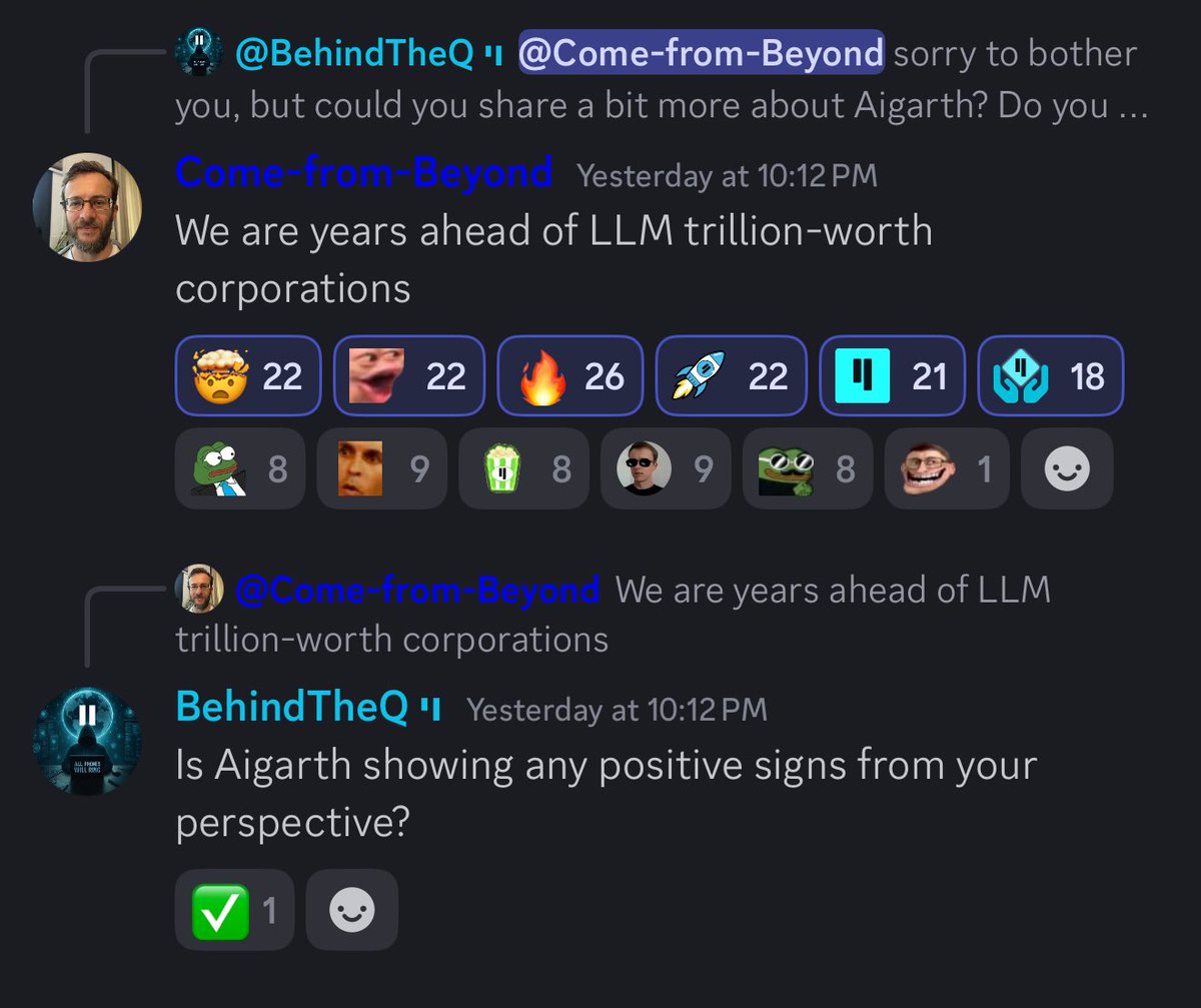 odbashWizard's tweet image. CFB told us $QUBIC is years ahead of LLMs, trillions worth corporations👀 Do you understand what that means? Do you understand $QUBIC can teleport to 0.01 in a one-year period when Aigarth comes live? Do you understand $QUBIC is the first UPoW platform worldwide, where miners are