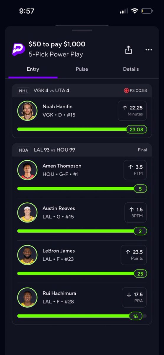 GOOD BETS 🏀⛳️ tweet media
