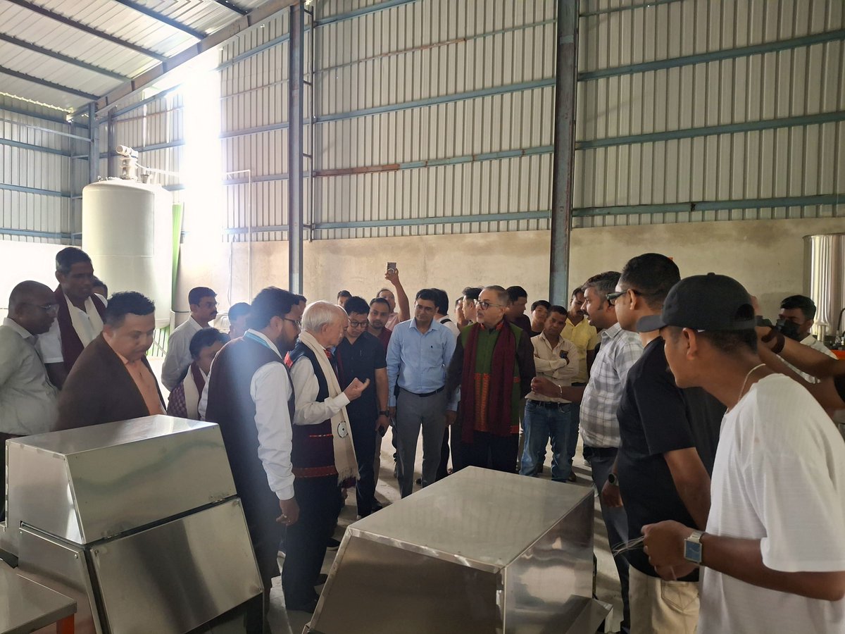 NECTAR_DST's tweet photo. Inauguration of the Common Facility Centre (CFC) for Banana Pseudostem at Mikong Village, East Siang District, Arunachal Pradesh, on the 29.04.2026.
@IndiaDST @PMOIndia @DrJitendraSingh @DoNER https://t.co/SRY5F7E939