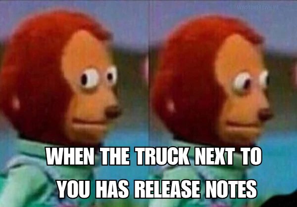 *shares the road with v0.9.8 and a prayer*
