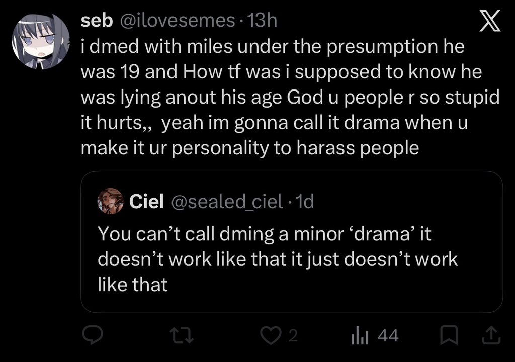 Ciel (@sealed_ciel) / Posts / X