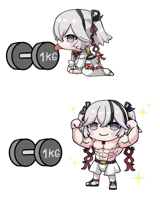 #鳴潮 ムキムキ着ぐるみツバキ
