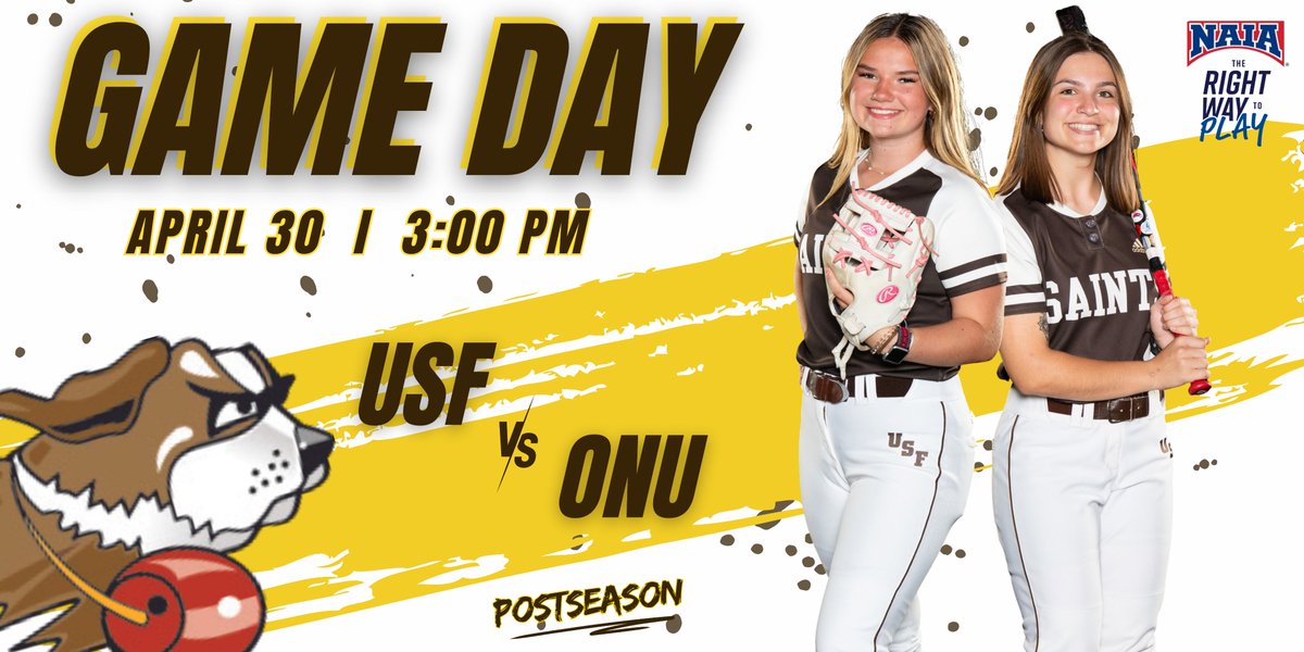 USFSaints's tweet photo. It's go time or no time #AllInOrAllOut 🥎
🆚 Olivet Nazarene
⏰ 3:00 PM
📌 Crown Point, IN
🏟️ Crown Point Sportsplex
📺 https://t.co/Uzarkwl4AM
📊 https://t.co/UdMkehA1iZ
#RollBernies 🐶 https://t.co/i4fZ3dyYqI