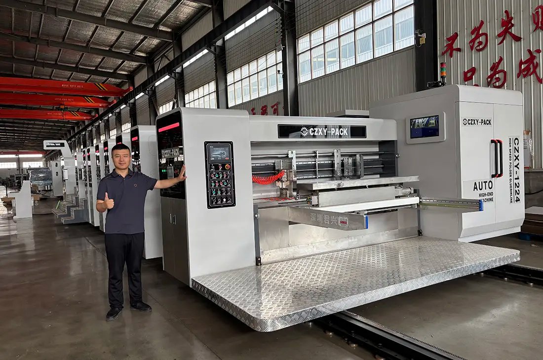 LukeXiaoyuan's tweet photo. CZXY-1224 printing &amp; die cutting machine delivers stable feeding, clear flexo printing &amp; accurate die cutting for packaging.
🌐 Website: https://t.co/KzZ8xEJX6G
📩 Email: luke@czxypack.com
#czxypack #flexoprinting #packagingmachine #corrugatedbox #diecutting #cartonmachine https://t.co/sk1MvnewXr
