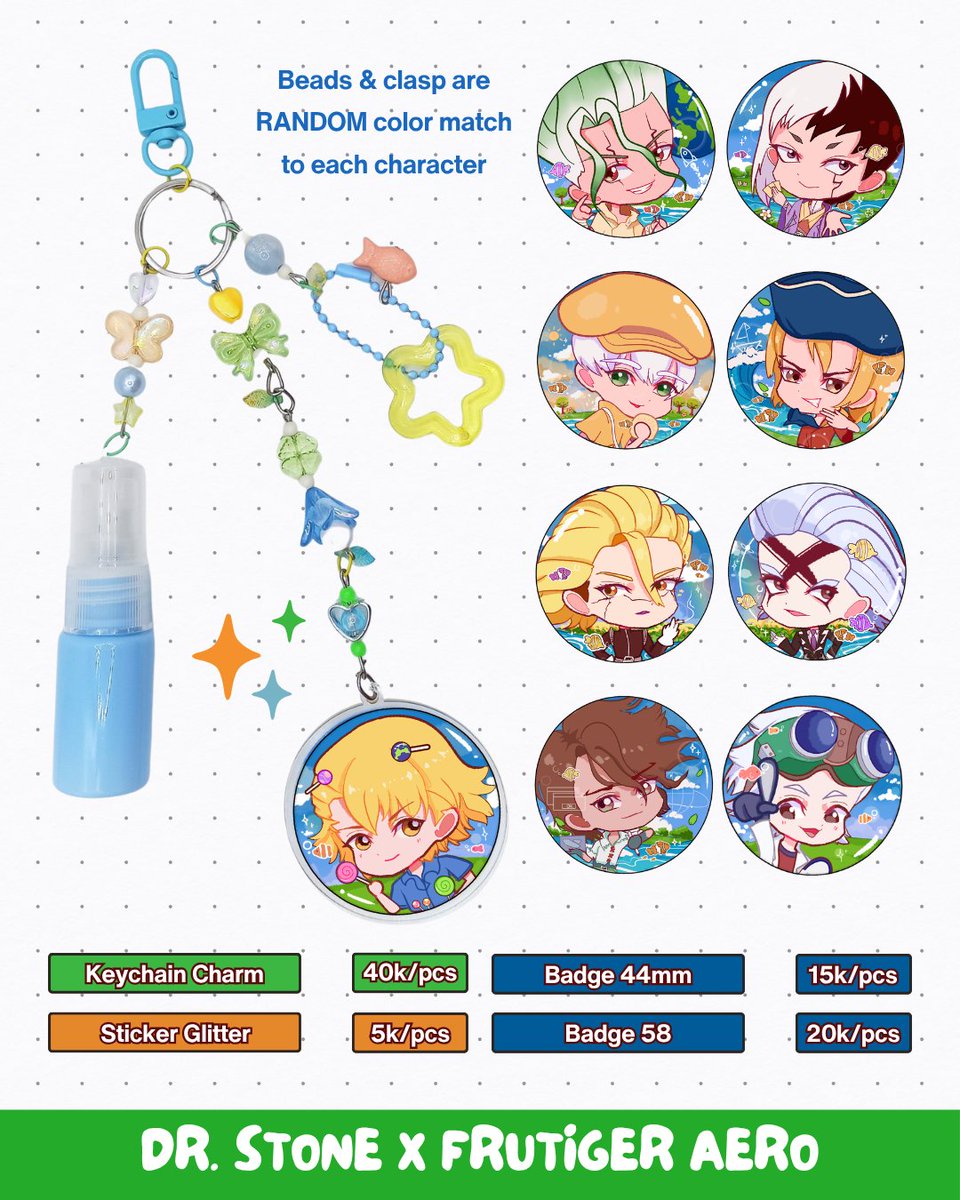 [ ❤️ + 🔁 are appreciated! ]

Finally, #CF22 OTS &amp; Mail Order Catalogue is OUT NOW 😻🫶🏻

🗓: until May 9, 2026
📍: OTS #Comifuro22 , Mail Order
🔗 : linktr.ee/Kylie_POMerch

Fandom: Dr. Stone DCST , KNY , WBK , BLLK , HTF , Pride , etc

#CF22catalogue