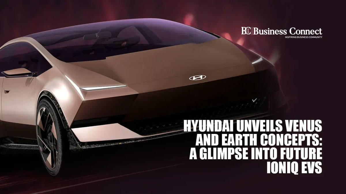 BusinessConne16's tweet image. Hyundai reveals its Venus and Earth concept cars, offering a glimpse into the future design language of Ioniq EVs. Discover key design changes, features, and what’s next for Hyundai’s electric lineup.

Read More:
businessconnectindia.in/hyundai-venus-…

#hyundaicreta #Ioniq #electricvehicles