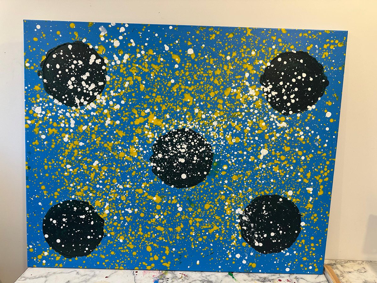 StigysArt's tweet image. Tomorrow is my birthday and I would love it if I could make a sale. If you like #abstract or #stencil #artㅤㅤㅤㅤ then visit my website stigysart.co.uk where I have loads of #artforsale. All single #paintings are now £100 including postage and packaging. #artistonx