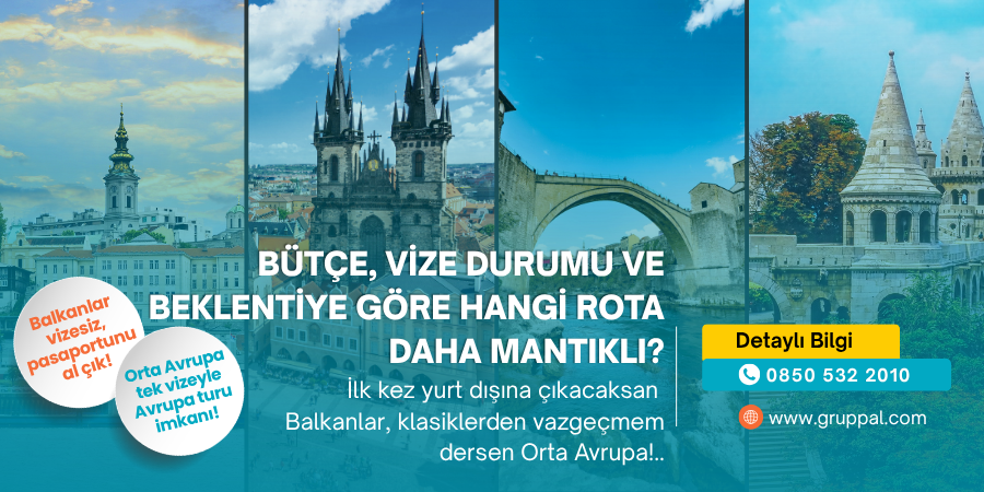 gruppal's tweet photo. İlk kez yurt dışına çıkacaksan 👉 Balkanlar
Klasik Avrupa’dan vazgeçmem diyorsan 👉 Orta Avrupa
Peki neden? 👇

💸 Bütçe
Balkanlar: Daha ekonomik, daha fazla şehir.
Orta Avrupa: Bir tık pahalı ama “o kartpostal kareleri” garanti.

🛂 Vize
Balkanlar: Çoğu ülke vizesiz!
Orta Avrupa: Schengen gerekiyor.

Kısaca:
👉 Rahat & ekonomik → Balkanlar
👉 Klasik & ikonik → Orta Avrupa

Peki sen hangisisin? 👀👇
Yorumlara bırak!

#Gruppal #Balkanlar #OrtaAvrupa #SeyahatRehberi