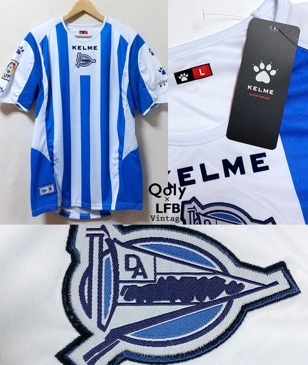 新品】 🇪🇸デポルティーボ・アラベス 2006-08 Kelme ホーム半袖