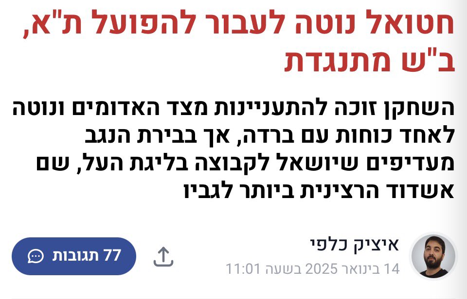 פרנקו העכבר - עמית מחקר, עיתונאי, אוהד הפועל ת״א tweet media