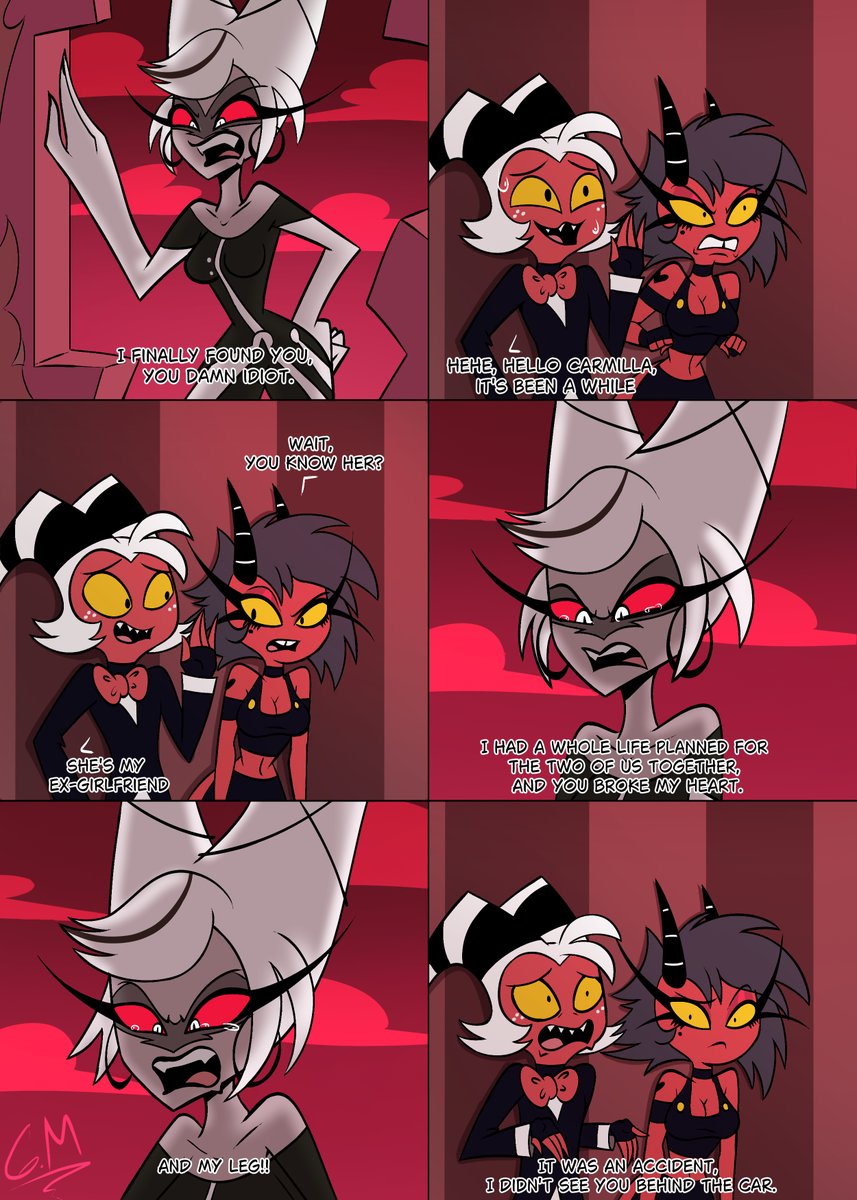 GateteJack4's tweet image. More Moxxie crackships, if you guys convince me I'll add it to the "My life with Moxxie" canon xd
#HelluvaBoss #HazbinHotel #HazbinHotelCarmilla #CarmillaCarmine #HelluvaBossMoxxie #MoxxieHarem #Millie #HelluvaBossMillie #MoxxieCrackShip