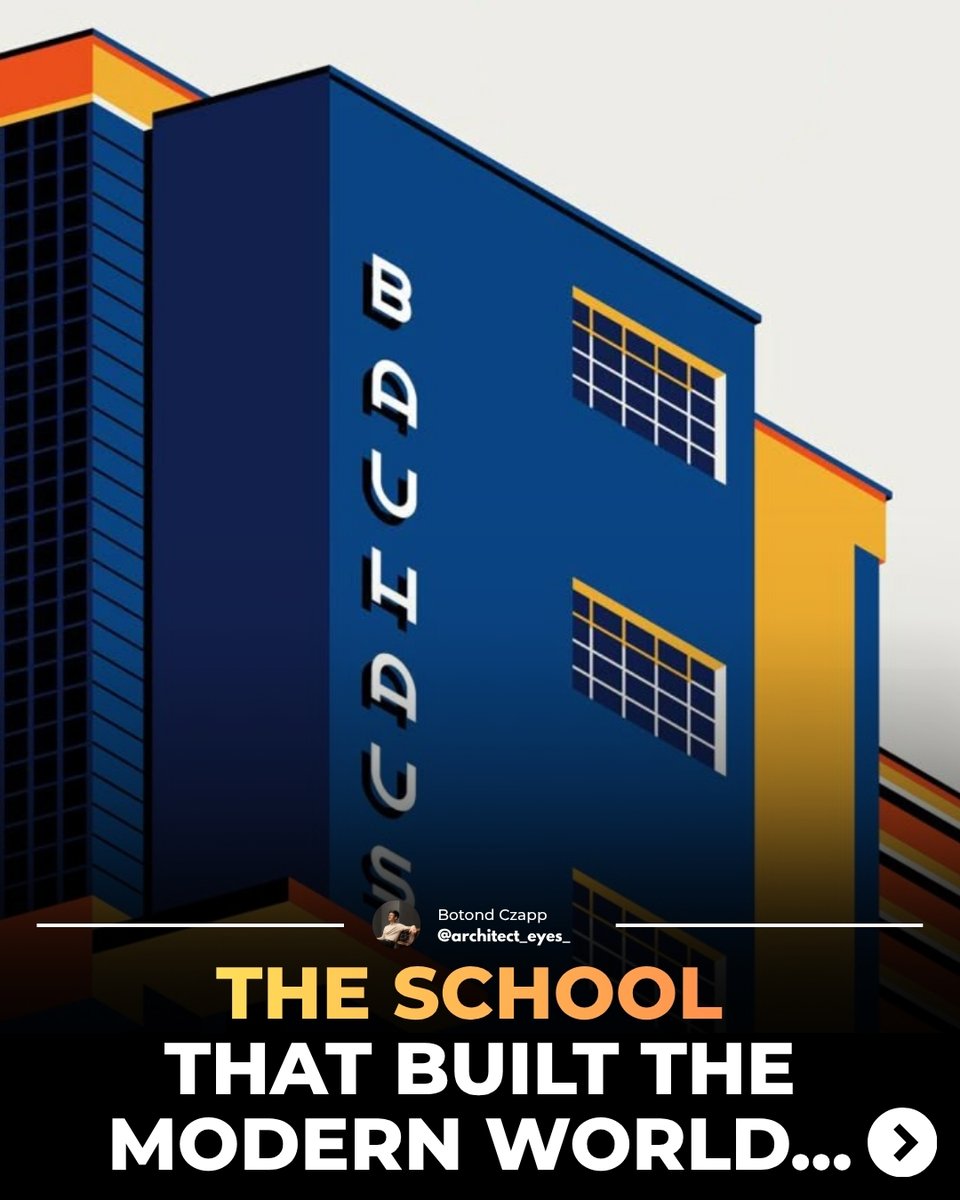 Architect_Eyes's tweet image. Did you know about this Hidden side of the Bauhaus? 🤔

#architecture #art #history