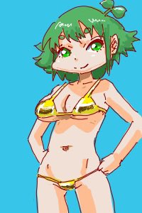 「ちかごろのらくがき2 ビキニ」|うちうのイラスト