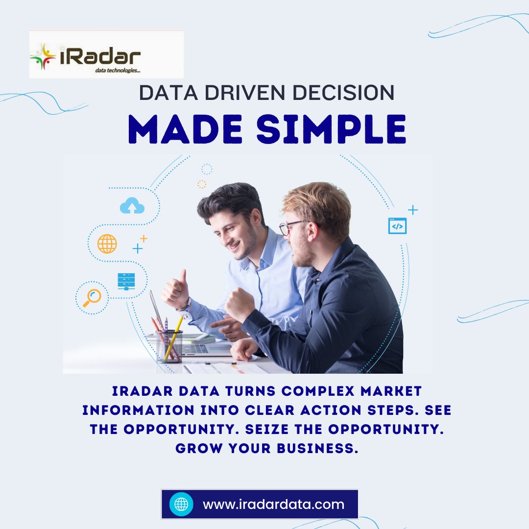 iradardata's tweet image. Data driven made simple. #data #iradardata