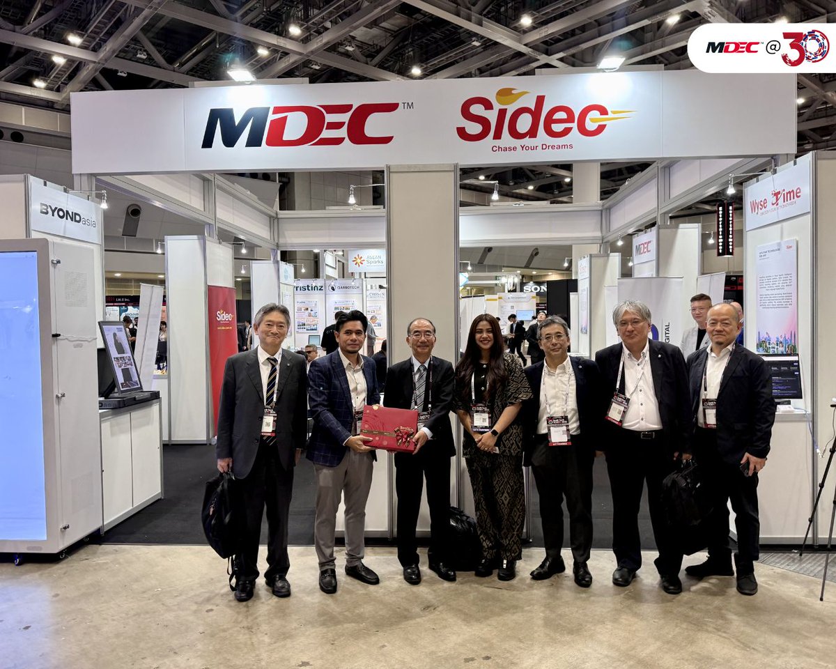 mymdec's tweet photo. Tokyo team in Japan.
Meaningful conversations, new connections and growing Malaysia–Japan innovation partnerships at #SusHiTechTokyo 🚀🤝
#MalaysiaDigital #SusHiTechTokyo2026 #SIDEC #MATRADETokyo #KementerianDigital #MalaysiaMADANI #KeArahNegaraAI2030 https://t.co/28mtuNJfwf