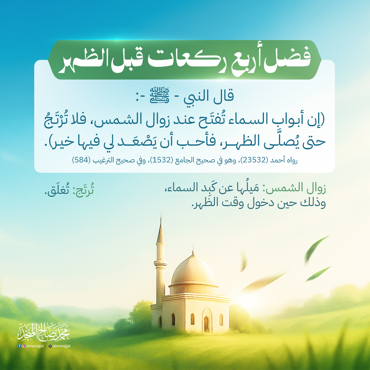 محمد صالح المنجد tweet media