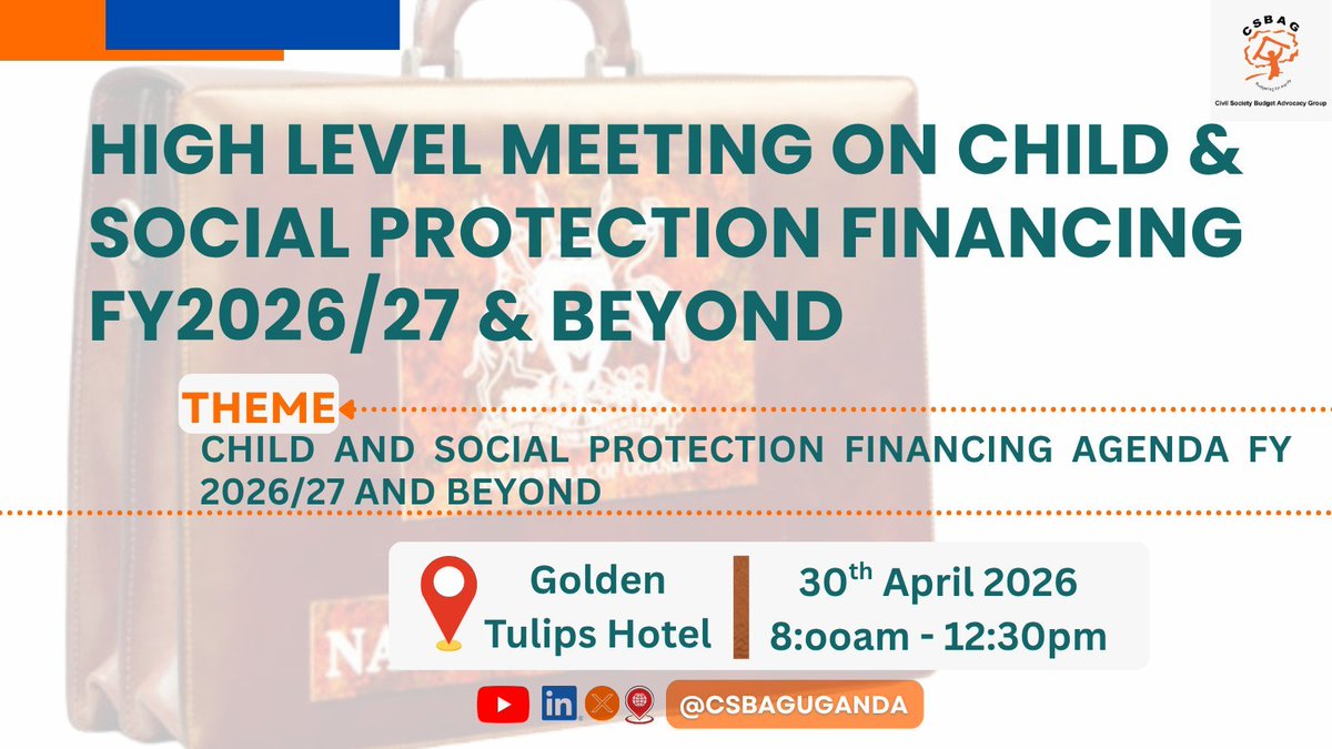 CSBAGUGANDA's tweet image. #HappeningNow

Follow this conversation online with this link: youtube.com/live/ncHAP3ATx…

➡️and the proceedings with #CSP2026AndBeyond