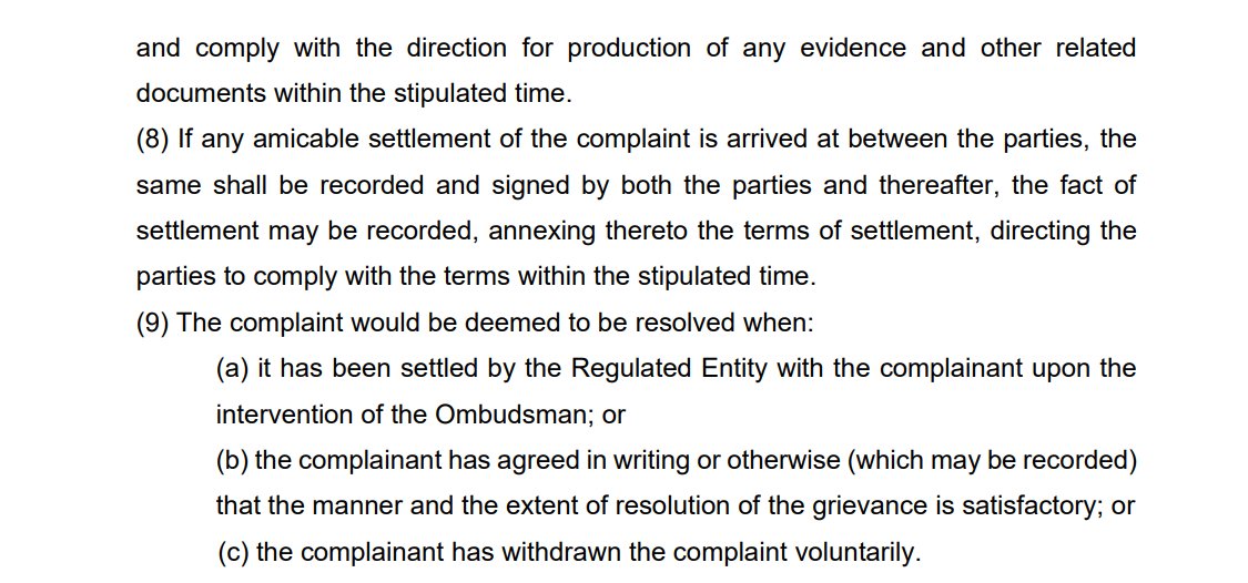 _ShivamBhatt's tweet photo. What is @RBI Ombudsman for? When @AxisBank itself admits fraud and forgery, what hesitation is there in taking action or imposing penalties? Why shouldn’t I get due compensation?

Under RBI’s Ombudsman Scheme, 2021 (Clauses 13 & 15), this is a clear case for action and compensation; closing it under Section 14(9)(a) defeats the purpose. 2/2

@FinMinIndia @nsitharamanoffc @DFS_India @nsith
@RBIsays @AxisBankSupport @mppchaudhary @PMOIndia