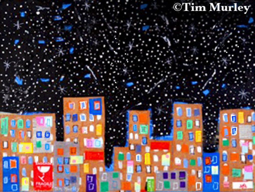 timmurleyart's tweet image. Downtown after dark. 🟧🟥🟦 #cityscape #collage #newyorkcity #skyscraper #manhattan #nyc #nycelections2026 #NewYorkHarbor #NewYork