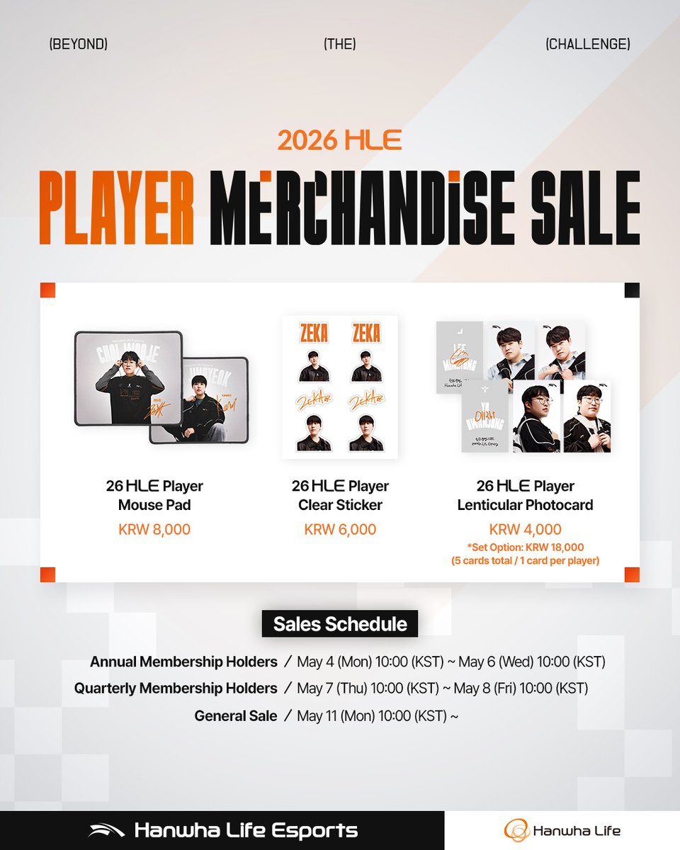Hanwha Life Esports tweet media
