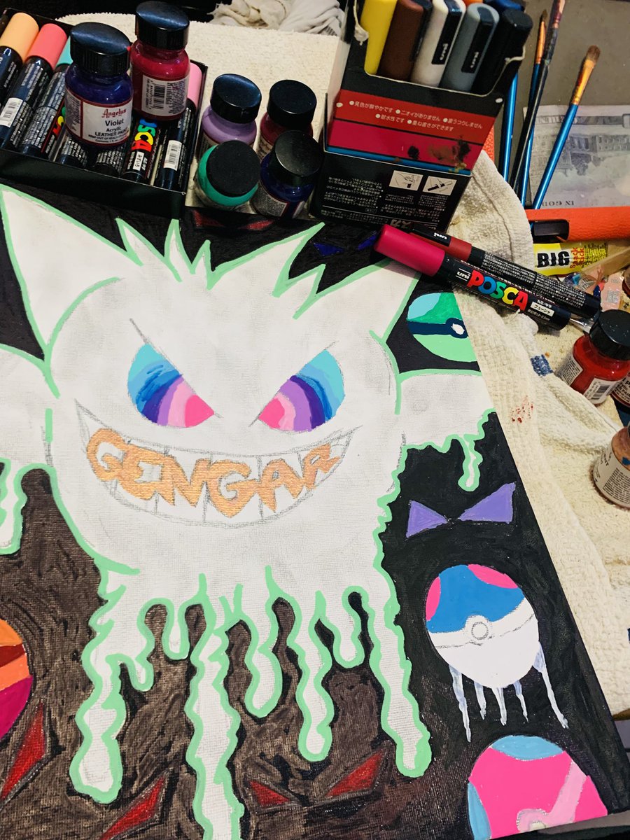 Baddistjawn05's tweet photo. @ctwcustomstyle 
#gengar #artist #customartist #gengargang https://t.co/ElRm5ABEM8