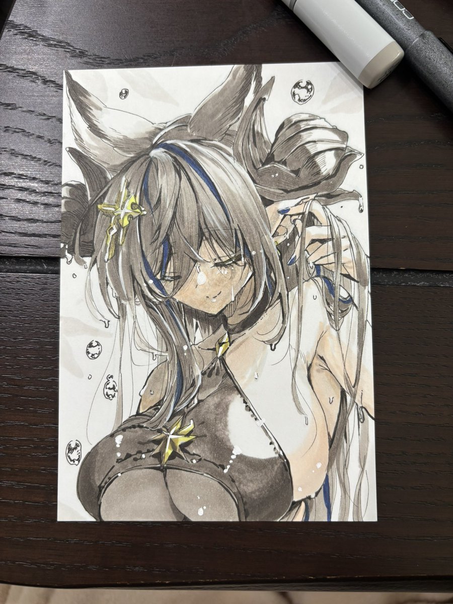 途中まで良かったのに肌色沈んだ😭 