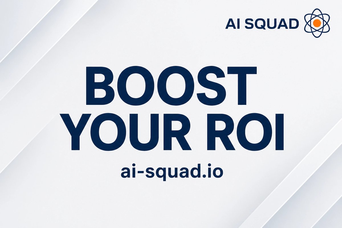 aisquadagency's tweet image. Engagez du jugement, pas des scripts. Nos employés IA pensent et agissent pour votre ROI. 🚀
Stop hiring scripts. Hire judgment. Our AI employees think and scale for you.

10 tâches à déléguer 👇
ai-squad.io

#AISquad #AI #Business #Growth #ROI #Productivity