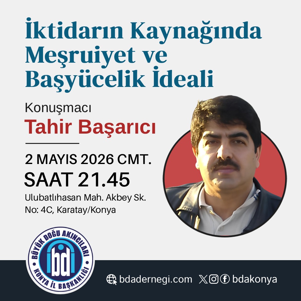 Büyük Doğu Akıncıları Konya İl Başkanlığı tweet media