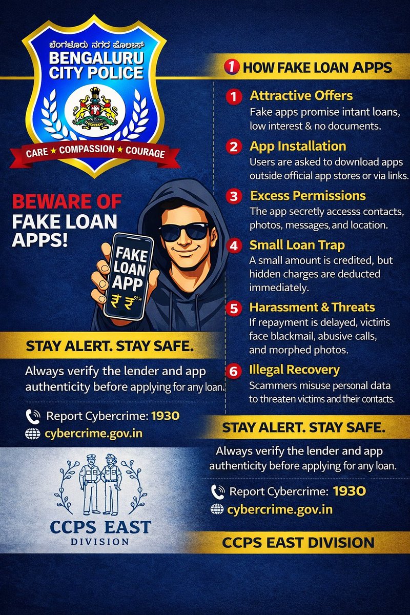 Cyber Police Station East Division Bangalore City tweet media