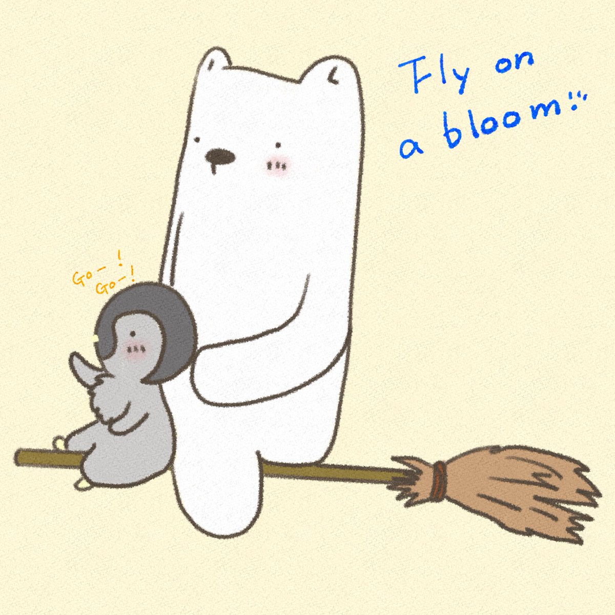 NANA YAMAGUCHI🍒山口奈々🐻‍❄️🐧 「しろくまくんとこぺんぎん」連載中 tweet media