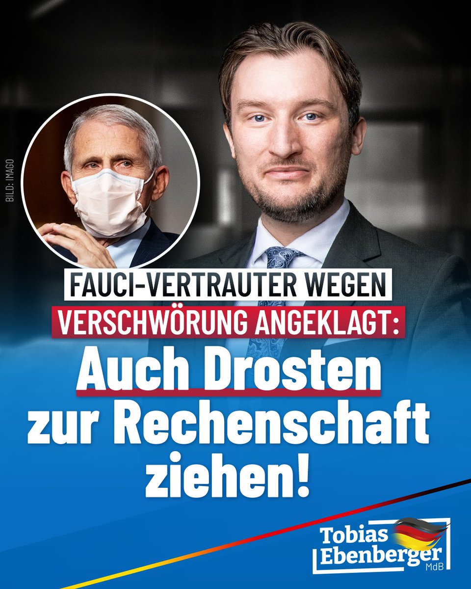 Hammer: In den USA hat das Justizministerium den leitenden Berater von Anthony Fauci angeklagt! 

Fauci war Direktor des National Institute of Allergy and Infectious Diseases, das über Zuschüsse Forschung in Wuhan unterstützt haben soll, bei der Coronaviren so verändert wurden,