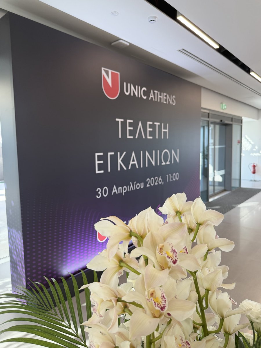 UNIC_ENG's tweet photo. UNIC Athens Inauguration Ceremony!
#UNIC #UNICAthens #UniversityofNicosia #inauguration #ceremony https://t.co/MVYgyfn5MC