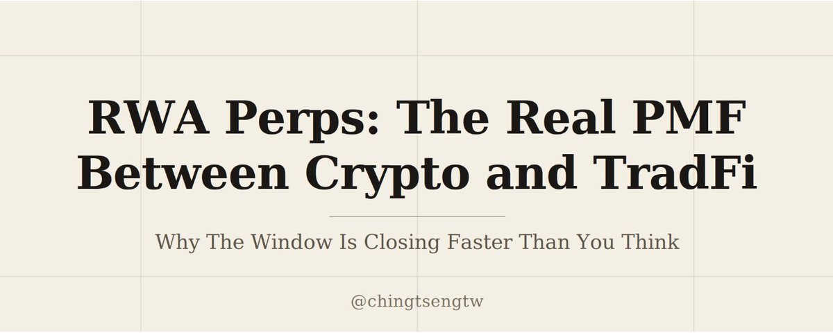 RWA Perps: The Real PMF Between Crypto and TradFi