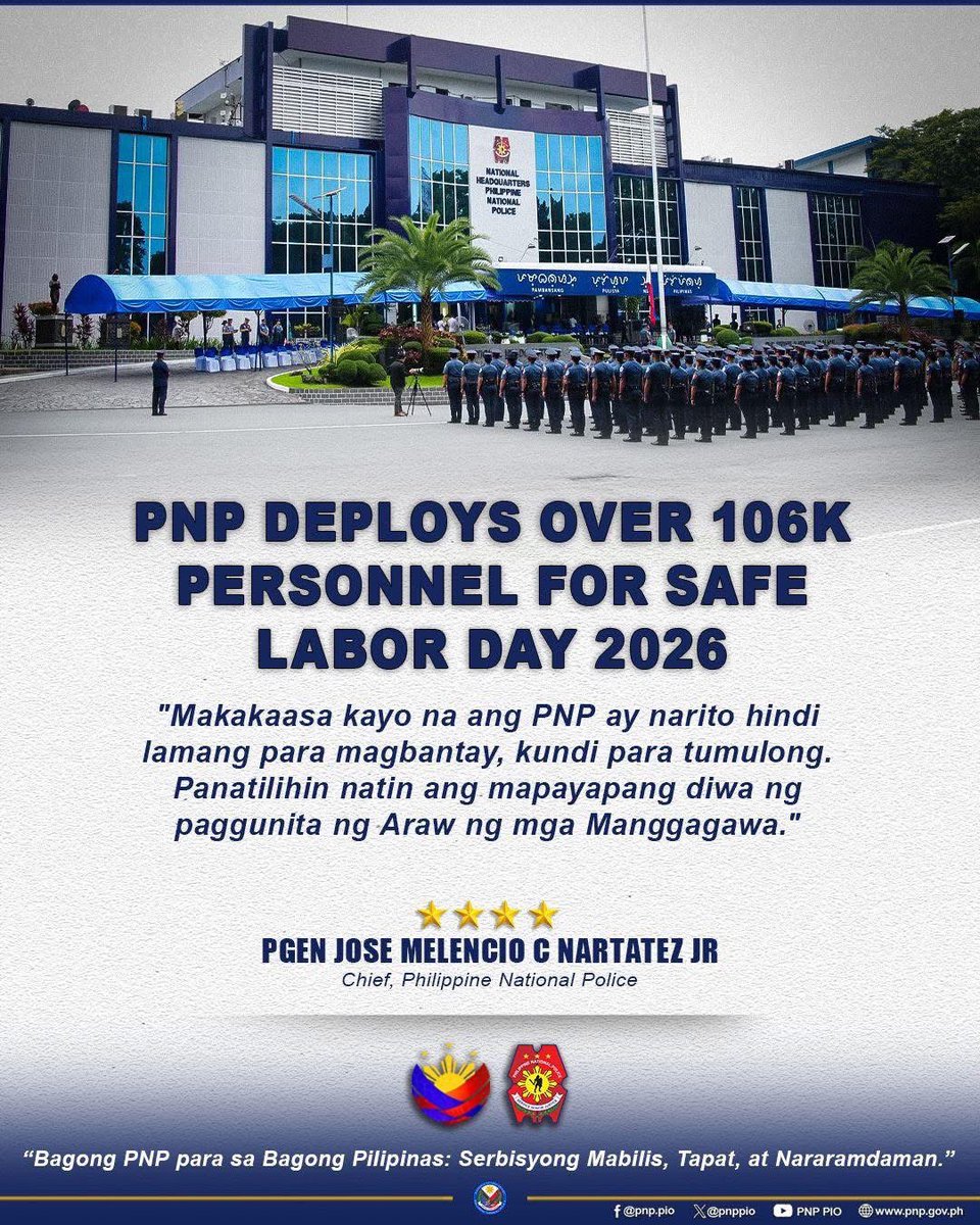 Philippine National Police tweet media